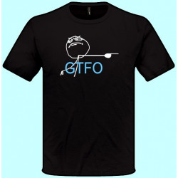 Vtipné tričká - GTFO...