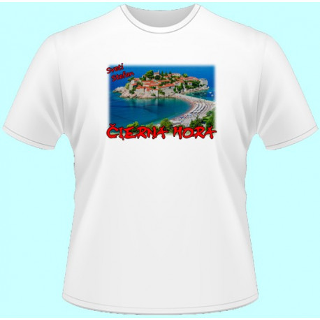 Tričká s potlačou - Čierna Hora (dámske tričko)
