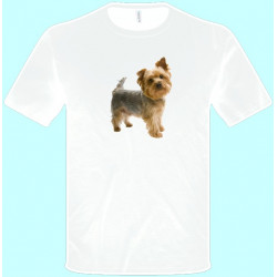 Tričká s potlačou zvierat - Jorkšírsky teriér (pánske tričko)