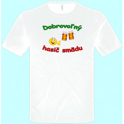 Tričká s potlačou - Dobrovoľný hasič smädu (pánske tričko)
