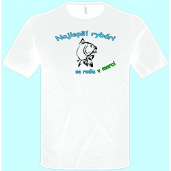 Tričká s potlačou - Najlepší rybári sa rodia v Váš mesiac (pánske tričko)